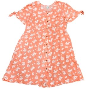 Plus Size Coral Summer Dress